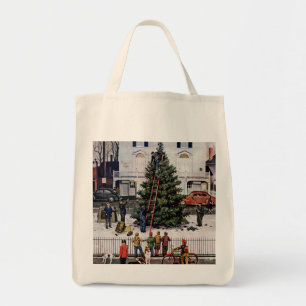 Bolso De Tela Árbol en plaza