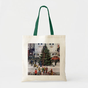 Bolso De Tela Árbol en plaza