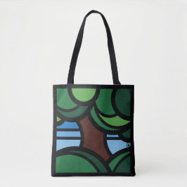 Bolso De Tela Árbol Fuerte