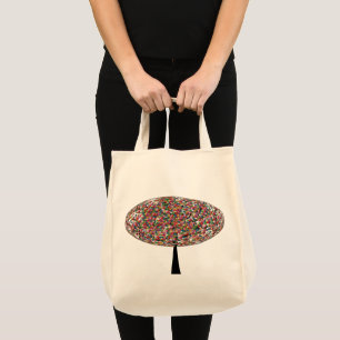 Bolso De Tela Árbol Jelly Bean reutilizable