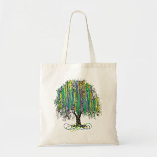 Bolso De Tela Árbol Mardi Gras Watercolor Mardi Gras Árbol de ab