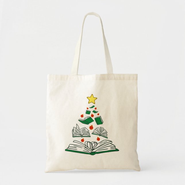 Bolso De Tela Árbol navideño florín III (Frente)