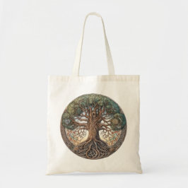 Bolso De Tela Árbol pagano de la vida