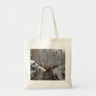 Bolso De Tela Árbol Rústico de Corteza de Abedul Rizado