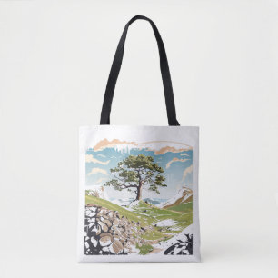 Bolso De Tela Árbol Sycamore Gap del Parque Nacional de Northumb