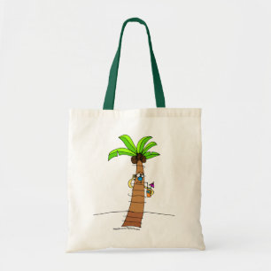 Bolso De Tela Árbol y bebida tropicales del tote
