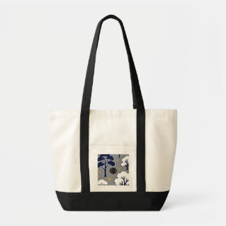 Bolso De Tela Árbol y estrella personalizados de bosque moderno