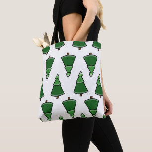 Bolso De Tela Árboles