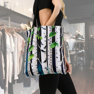 Bolso De Tela Árboles acuarelas Aspen