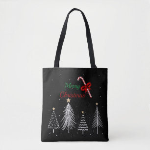 Bolso De Tela Árboles de pinos navideños