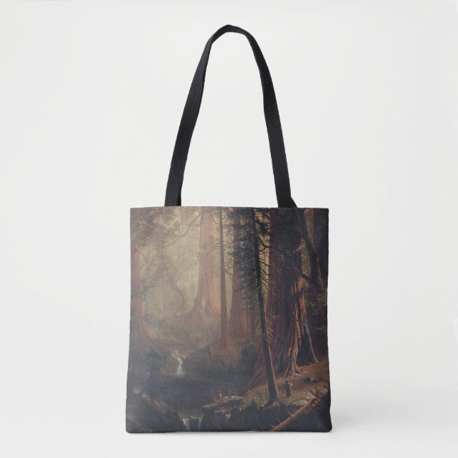 Bolso De Tela Árboles de secuoya gigantes de California (Anverso)