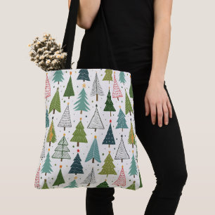 Bolso De Tela Árboles retro