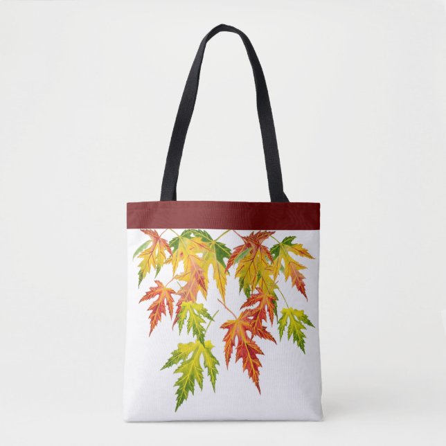 Bolso De Tela Arce plateado en un Tote (Anverso)