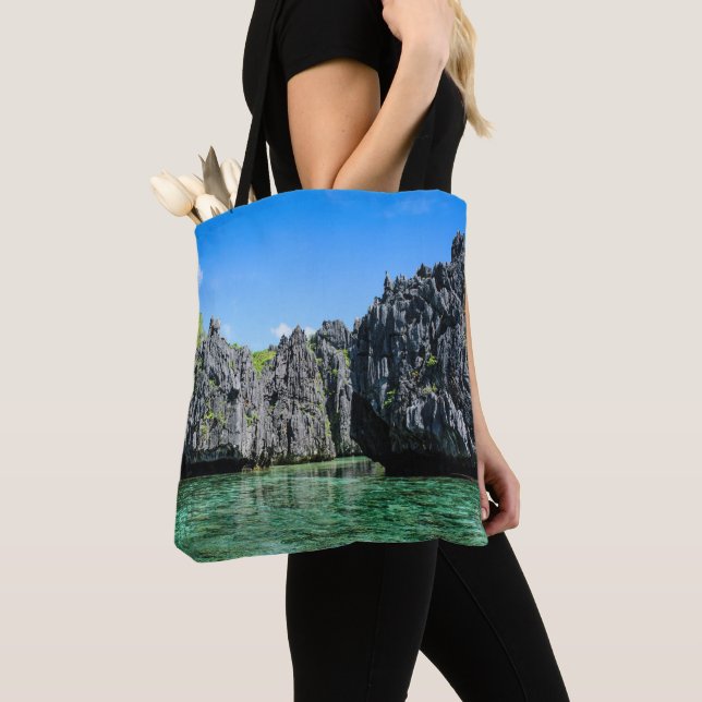 Bolso De Tela Archipiélago de Bacuit (Detalle)