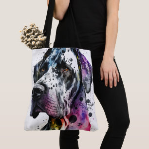 Bolso De Tela Arco de agua arcoiris grande