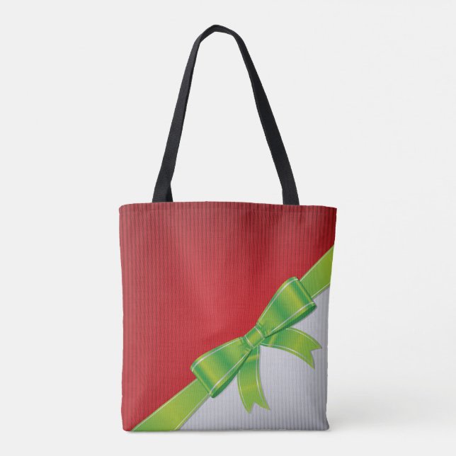 Bolso De Tela arco de navidades (Reverso)