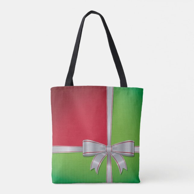 Bolso De Tela arco de navidades (Reverso)
