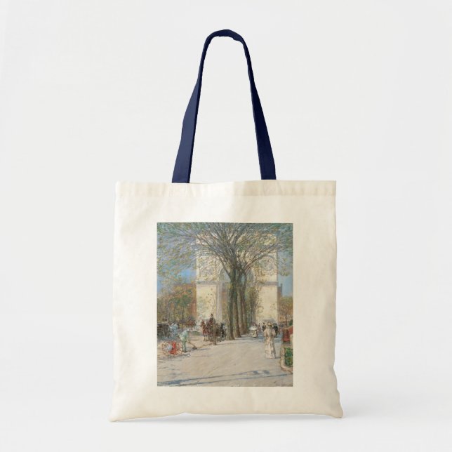 Bolso De Tela Arco de Washington, primavera por Frederick Childe (Frente)