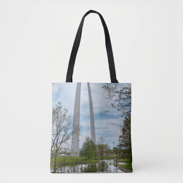 Bolso De Tela Arco desde el parque (Anverso)