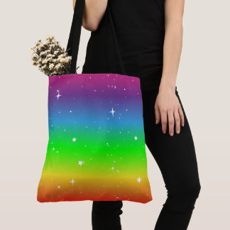 Bolso De Tela Arco iris chispeante del verano
