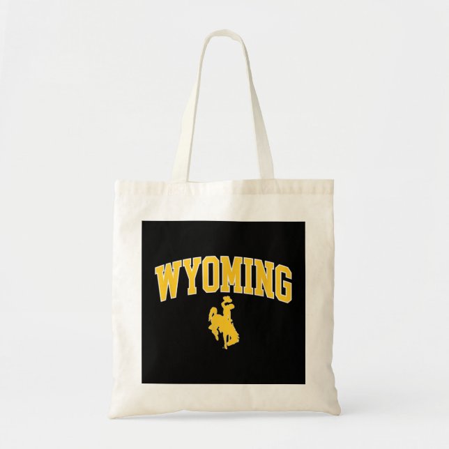 Bolso De Tela Arco marrón favorito de los Vaqueros Wyoming (Frente)