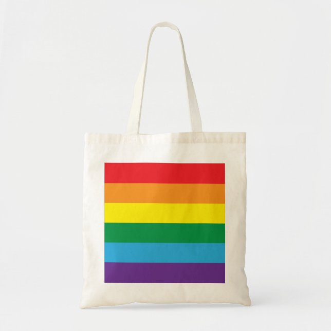 Bolso De Tela Arcoiris (Frente)