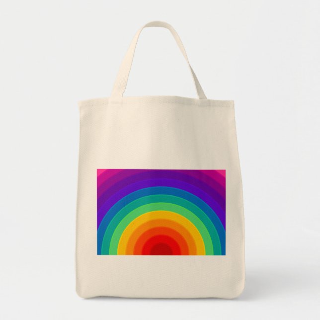 Bolso De Tela Arcoiris (Frente)