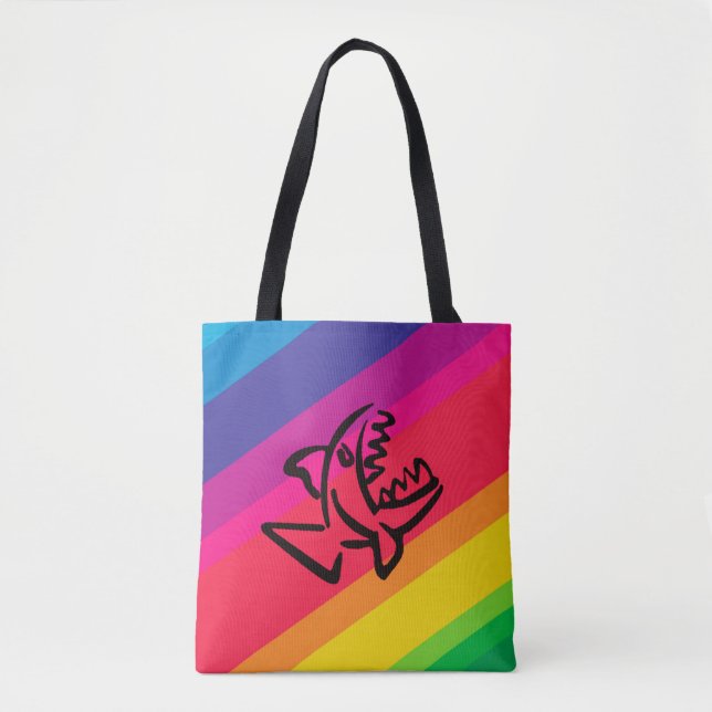 Bolso De Tela Arcoiris (Anverso)