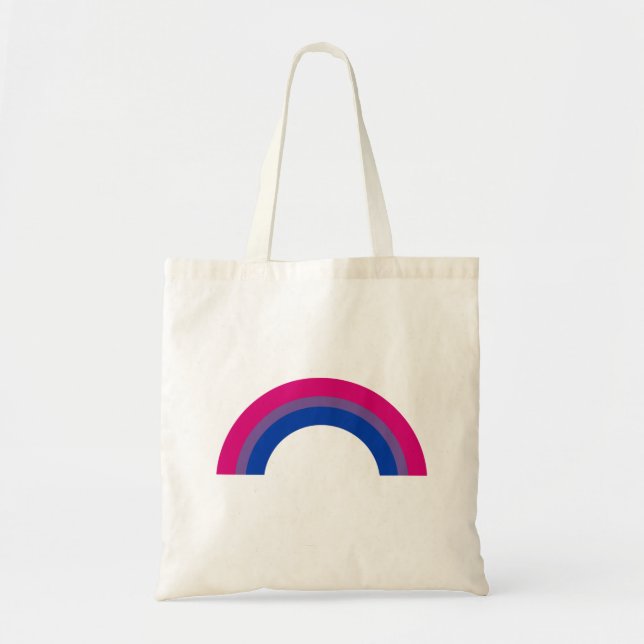 Bolso De Tela Arcoiris bisexual (Frente)