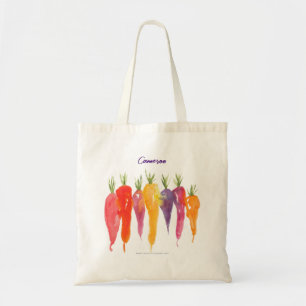 Bolso De Tela Arcoiris Casta Vegetales Raíces Pintadas A Mano Ar