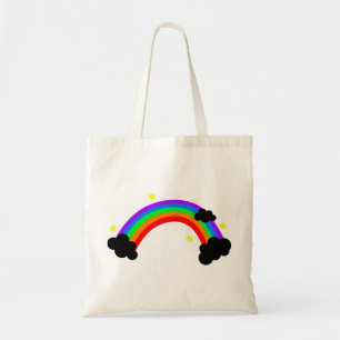 Bolso De Tela Arcoiris colorido