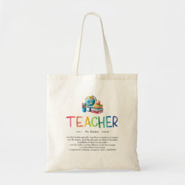 Bolso De Tela Arcoíris de Acuarela Moderna Agradecimiento a la M