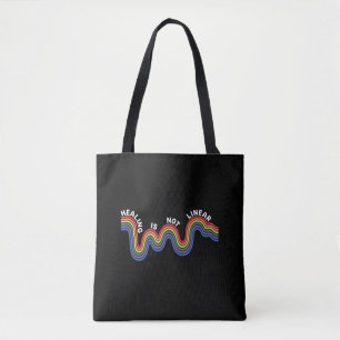 Bolso De Tela Arcoíris de Conciencia sobre Salud Mental LGBTQ