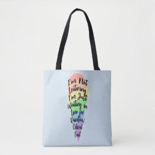 Bolso De Tela Arcoiris de moda Comida Strike Cone Art Fun