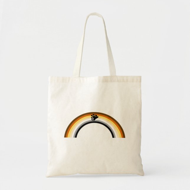 Bolso De Tela Arcoíris de Osos (Frente)