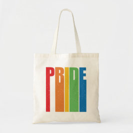 Bolso De Tela Arcoiris del orgullo retro