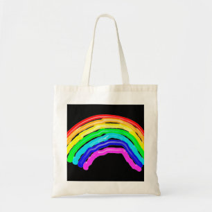 Bolso De Tela Arcoiris dibujado