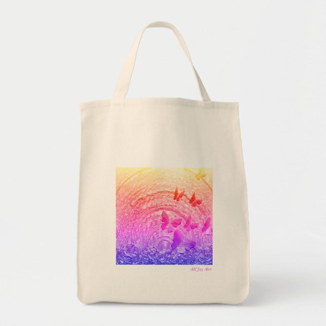 Bolso De Tela Arcoiris "elevando la esperanza" 1 Tote (Frente)