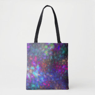 Bolso De Tela Arcoiris fractal