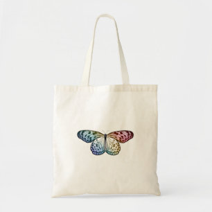 Bolso De Tela Arcoiris mariposa