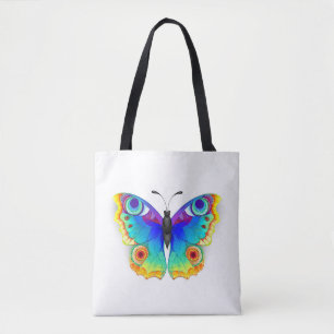 Bolso De Tela Arcoiris mariposa Peacock Eye