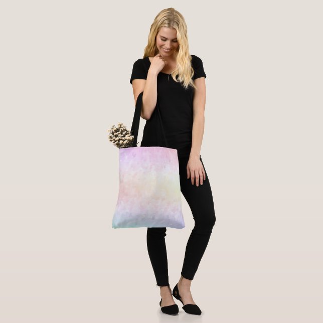 Bolso De Tela Arcoíris Pastel (Puesto)