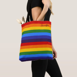 Bolso De Tela Arcoiris personalizado