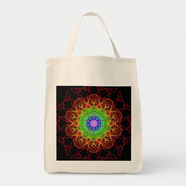 Bolso De Tela Arcoiris v4 (Frente)