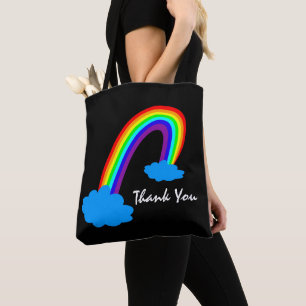 Bolso De Tela Arcoiris y gracias/bolsas de moda de emergencia