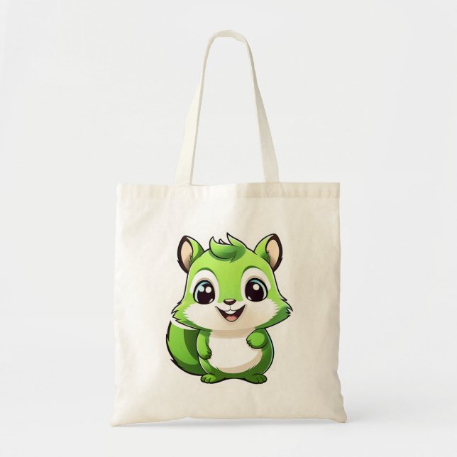 Bolso De Tela Ardilla animal adorable (Frente)