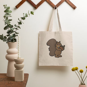 Bolso De Tela Ardilla Con Acorn