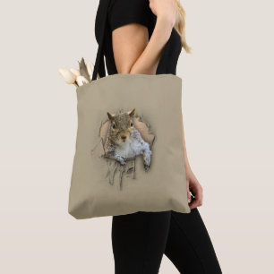 Bolso De Tela Ardilla de camisas arrancadas
