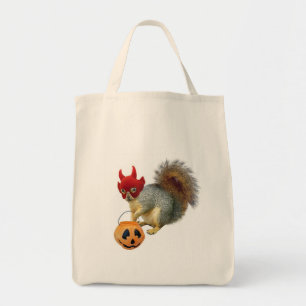 Bolso De Tela Ardilla de trucos o árboles