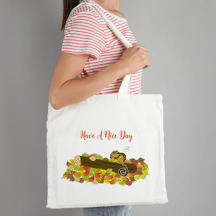 Bolso De Tela Ardilla en la rama Tote Bag